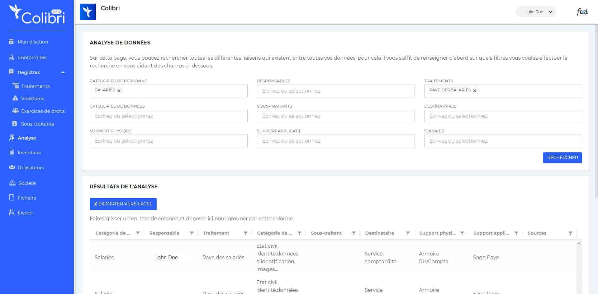 Analysis tool